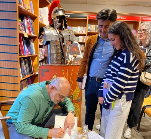 “Launch event – Waterstones Horsham in West Sussex: 18th April 2025
